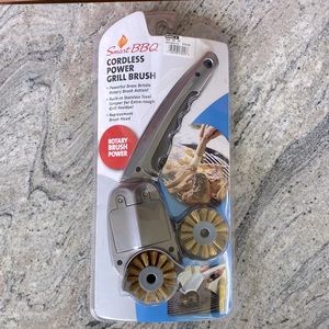 Cordless power grill brush